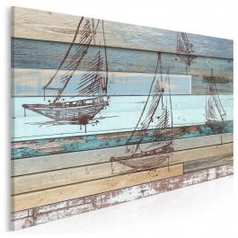 Wiatr w żagle - nowoczesny obraz na płótnie - 120x80 cm