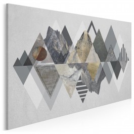 Majestatyczność gór - nowoczesny obraz na płótnie - 120x80 cm