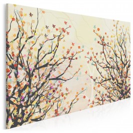 Letni poryw - nowoczesny obraz na płótnie - 120x80 cm