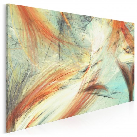 Rybi ogon - nowoczesny obraz na płótnie - 120x80 cm