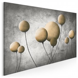 Mosiężny balonik - nowoczesny obraz na płótnie - 120x80 cm