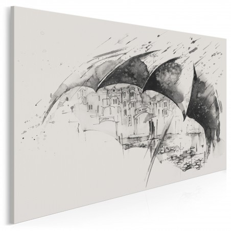 Pogoda na miłość - nowoczesny obraz na płótnie - 120x80 cm