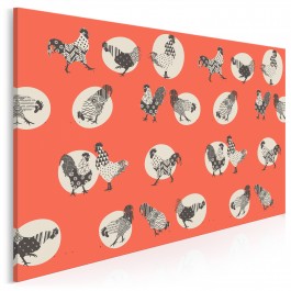 Kurze łapki - nowoczesny obraz na płótnie - 120x80 cm