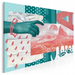 Sięgając marzeń - nowoczesny obraz na płótnie - 120x80 cm