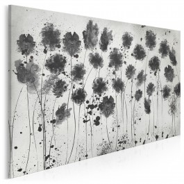 Kwietna hibernacja - nowoczesny obraz na płótnie - 120x80 cm