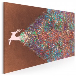 Epicentrum wyrazistości - nowoczesny obraz na płótnie - 120x80 cm