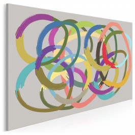Olimpijski spokój - nowoczesny obraz na płótnie - 120x80 cm