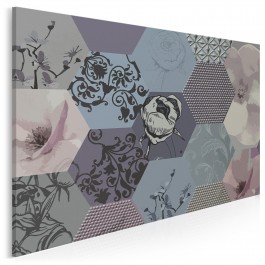 Aksamitne dygresje - nowoczesny obraz na płótnie - 120x80 cm Aksamitne dygresje - nowoczesny obraz na płótnie - 120x80 cm