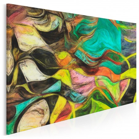 Patyna czasu - nowoczesny obraz na płótnie - 120x80 cm