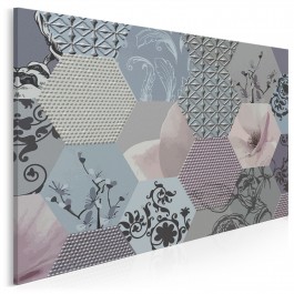 Jedwabna konstelacja - nowoczesny obraz na płótnie - 120x80 cm Jedwabna konstelacja - nowoczesny obraz na płótnie - 120x80 cm