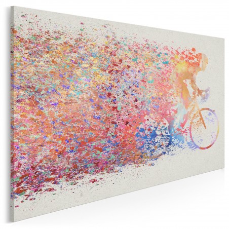 Peleton - nowoczesny obraz na płótnie - 120x80 cm