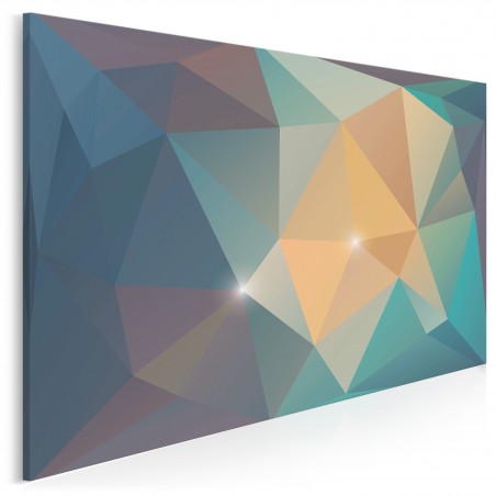 Amazonit - nowoczesny obraz na płótnie - 120x80 cm