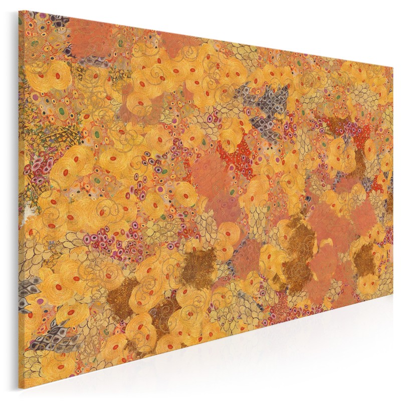 W ogrodzie Klimta - nowoczesny obraz na płótnie - 120x80 cm