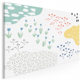 Kraina trzech stawów - nowoczesny obraz na płótnie - 120x80 cm