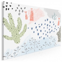 Pustynne bogactwo - nowoczesny obraz do sypialni - 120x80 cm