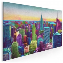 Kolory sukcesu - nowoczesny obraz na płótnie - 120x80 cm