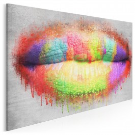 Kolorowych słów - nowoczesny obraz do salonu - 120x80 cm Kolorowych słów - nowoczesny obraz do salonu - 120x80 cm