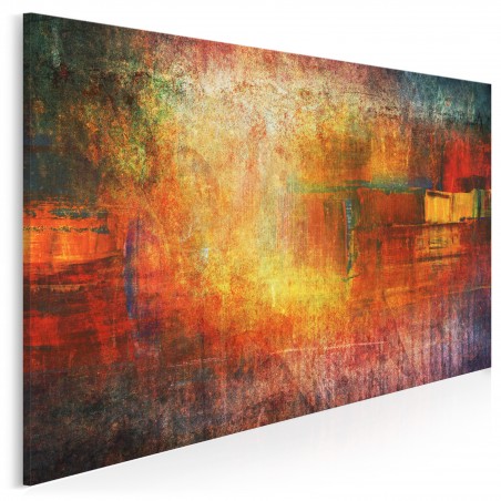 Ład i chaos - nowoczesny obraz na płótnie - 120x80 cm