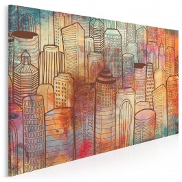 Wieże widokowe - nowoczesny obraz na płótnie - 120x80 cm Wieże widokowe - nowoczesny obraz na płótnie - 120x80 cm
