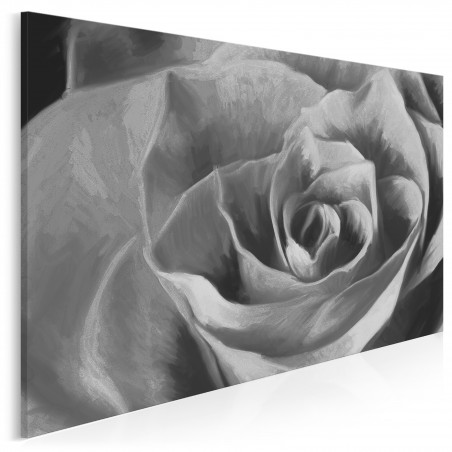 Elegancja róży - nowoczesny obraz na płótnie - 120x80 cm