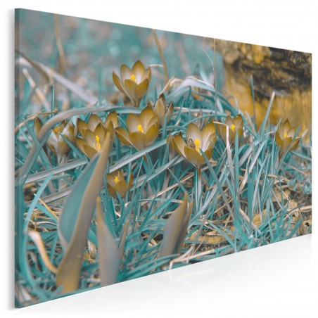 W pogoni za wiatrem - nowoczesny obraz do salonu - 120x80 cm