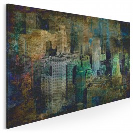 Nowy Jork w stylu vintage - nowoczesny obraz na płótnie - 120x80 cm