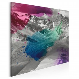 Podstawowe składniki natury - nowoczesny obraz na płótnie - 80x80 cm