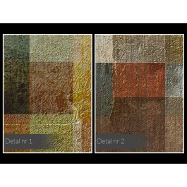 Enigmatyczny wzór życia - nowoczesny obraz na płótnie - 120x80 cm