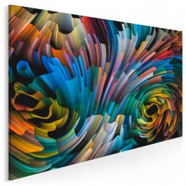 Widmo światła - nowoczesny obraz na płótnie - 120x80 cm