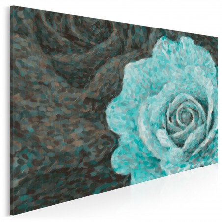 Lodowy ogród - nowoczesny obraz do salonu - 120x80 cm