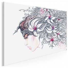 Milion myśli na minutę - nowoczesny obraz na płótnie - 120x80 cm