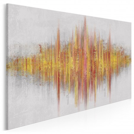 Poezja dźwięku - nowoczesny obraz na płótnie - 120x80 cm