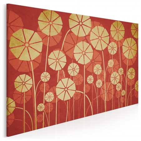 Parasolki - nowoczesny obraz na płótnie - 120x80 cm