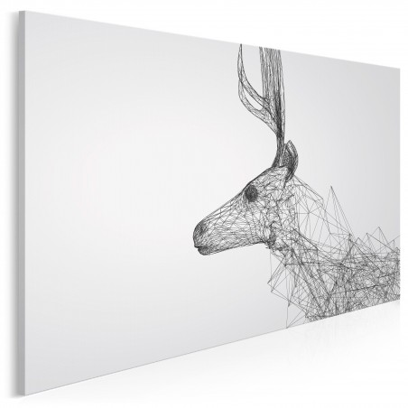Profil doskonałości - nowoczesny obraz na płótnie - 120x80 cm