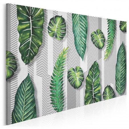 Zielono mi - nowoczesny obraz do salonu - 120x80 cm