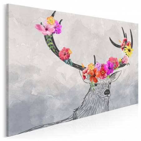 Wiła wianki - nowoczesny obraz na płótnie - 120x80 cm