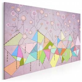 Dmuchawce, latawce, wiatr... - nowoczesny obraz na płótnie - 120x80 cm