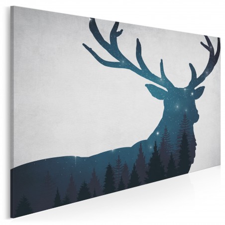 Skandynawski sen - nowoczesny obraz na płótnie - 120x80 cm