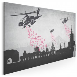 Sen o Warszawie  - nowoczesny obraz na płótnie - 120x80 cm Sen o Warszawie  - nowoczesny obraz na płótnie - 120x80 cm