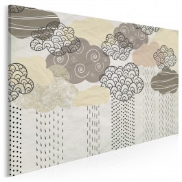 Między niebem a ziemią - nowoczesny obraz na płótnie - 120x80 cm