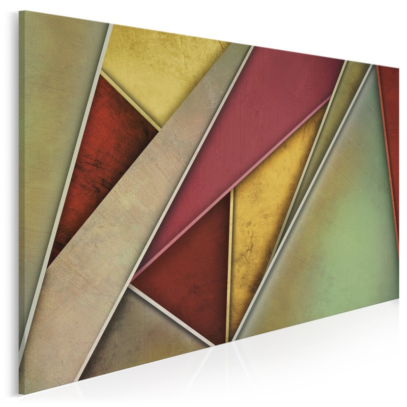 Stalowa kurtyna - nowoczesny obraz na płótnie - 120x80 cm