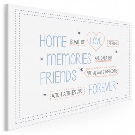 Recepta na szczęście - nowoczesny obraz na płótnie - 120x80 cm