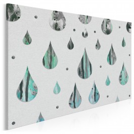 Łzy niebios - nowoczesny obraz na płótnie - 120x80 cm