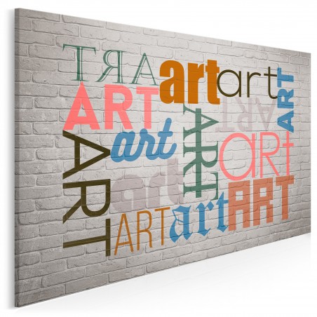 Sztuka erudycji - nowoczesny obraz na płótnie - 120x80 cm