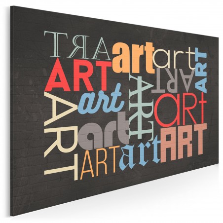 Sztuka wyrazu - nowoczesny obraz na płótnie - 120x80 cm