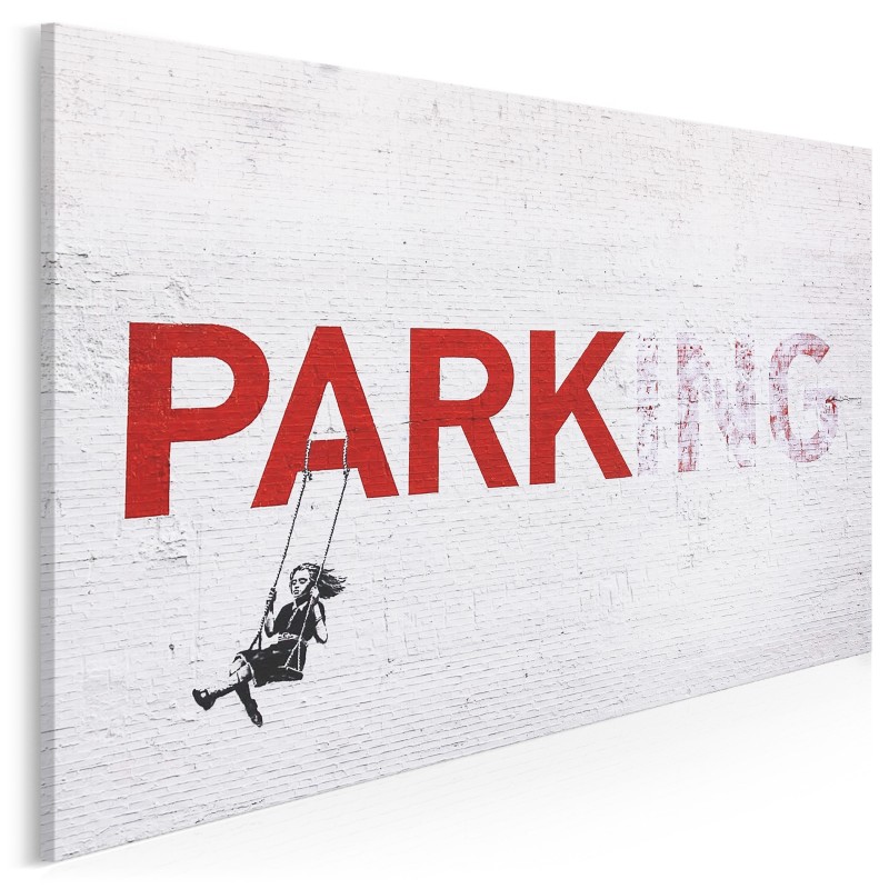 Banksy - Parking - nowoczesny obraz na płótnie Banksy - Parking - nowoczesny obraz na płótnie