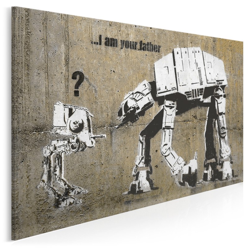 Banksy - Star wars - nowoczesny obraz na płótnie Banksy - Star wars - nowoczesny obraz na płótnie