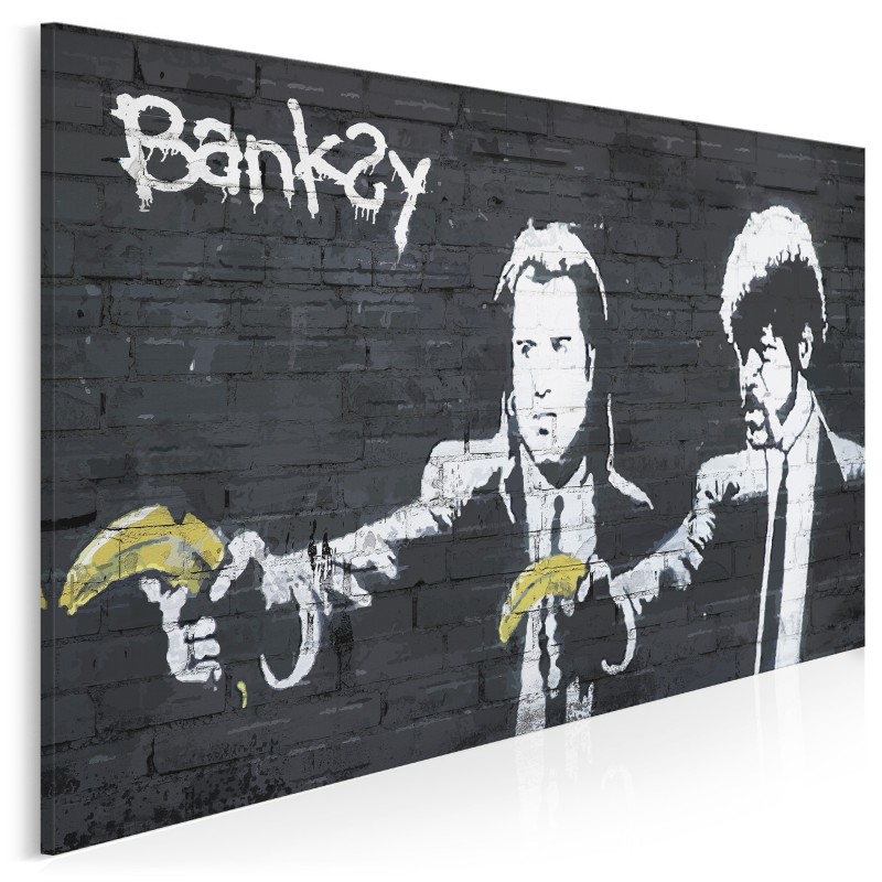 Banksy - Pulp fiction - nowoczesny obraz na płótnie Banksy - Pulp fiction - nowoczesny obraz na płótnie