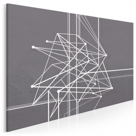 Trajektoria losu - nowoczesny obraz na płótnie - 120x80 cm