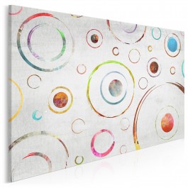 Synergia orbit - nowoczesny obraz na płótnie - 120x80 cm